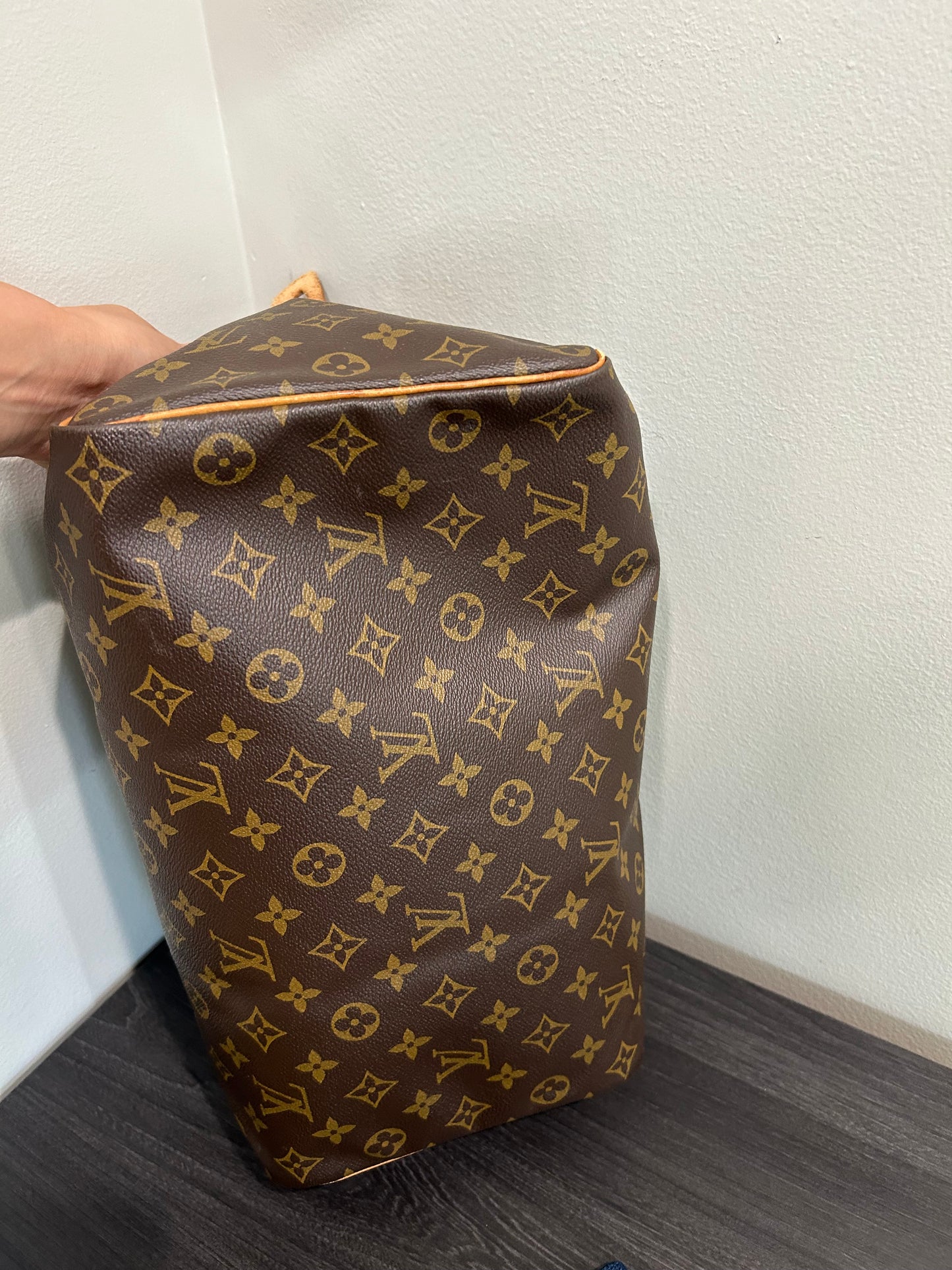 SOLD! Louis Vuitton Monogram Speedy 35 with Lock & Key