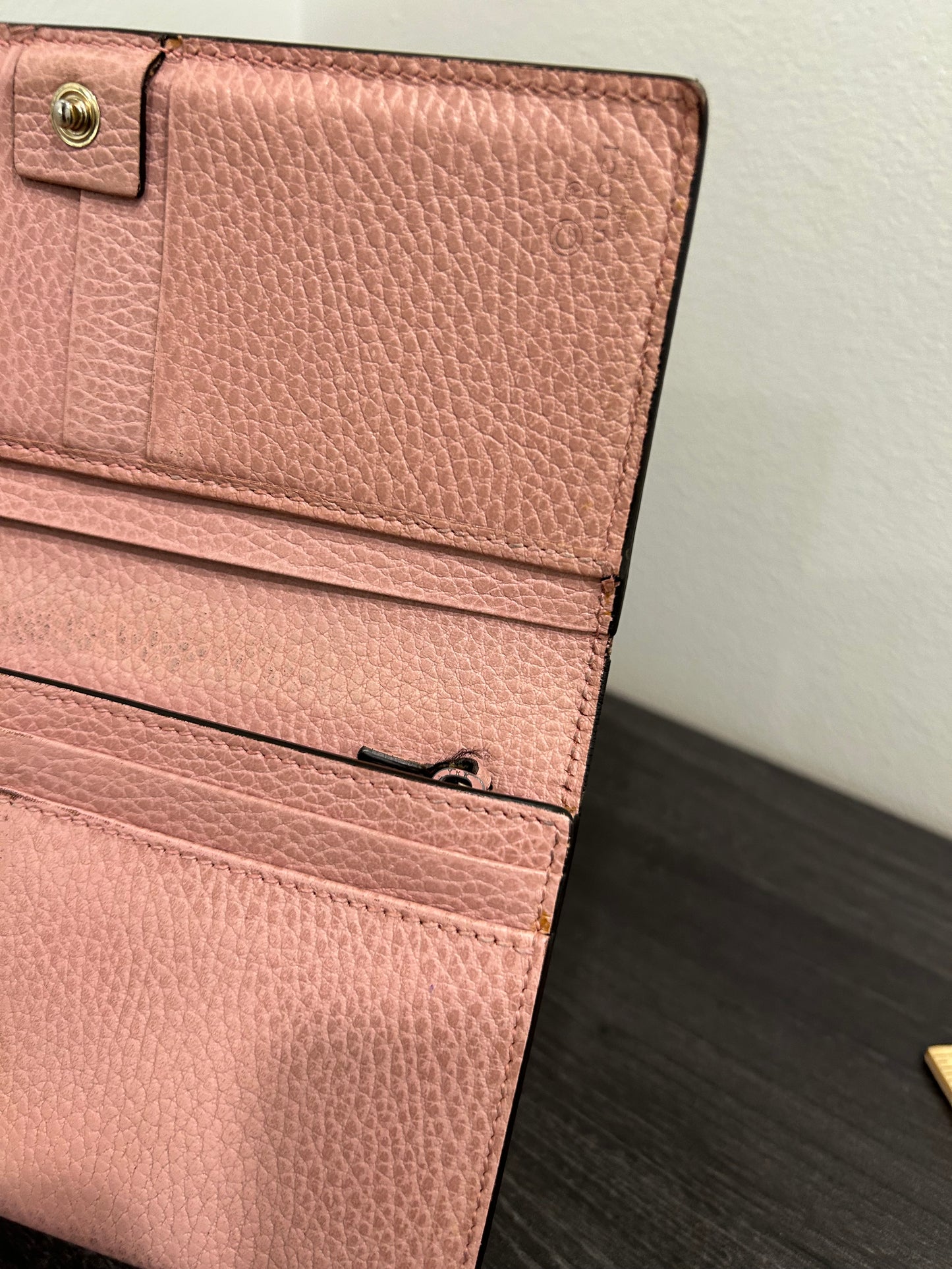 SOLD! Gucci Pink Wallet