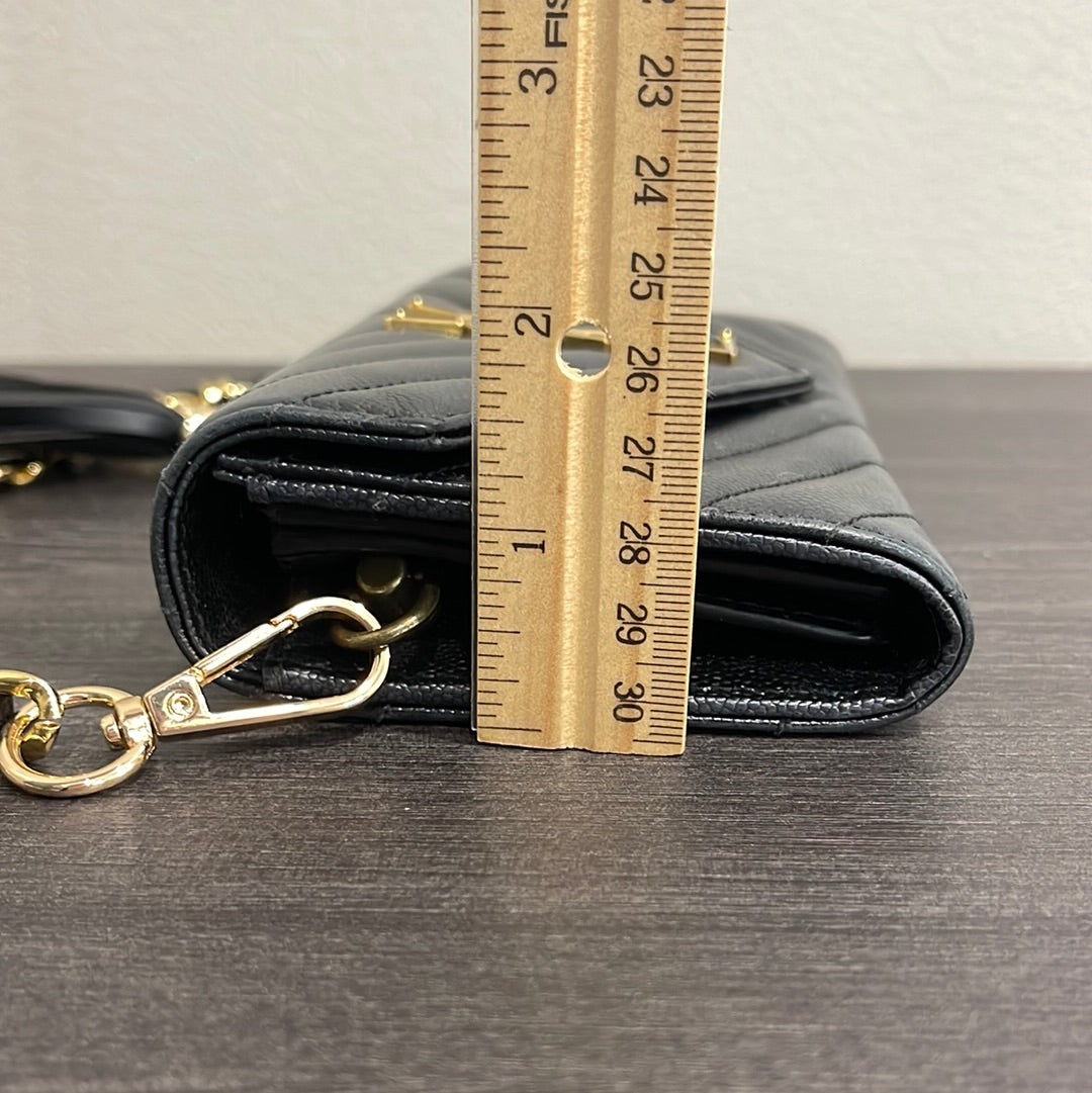 SOLD! Yves Saint Laurent YSL Caviar Wallet on Chain