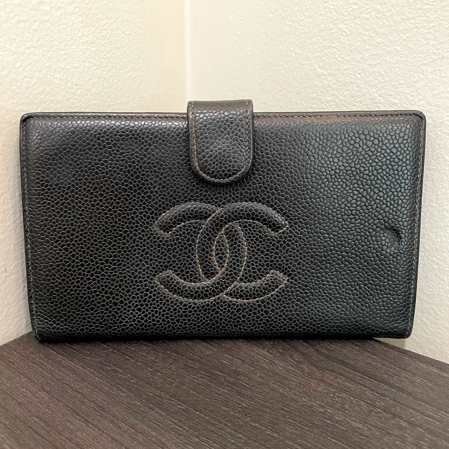 SOLD! CHANEL Caviar Wallet