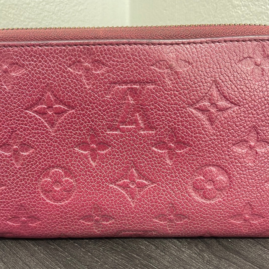 SOLD! Louis Vuitton Empreinte Zippy Wallet