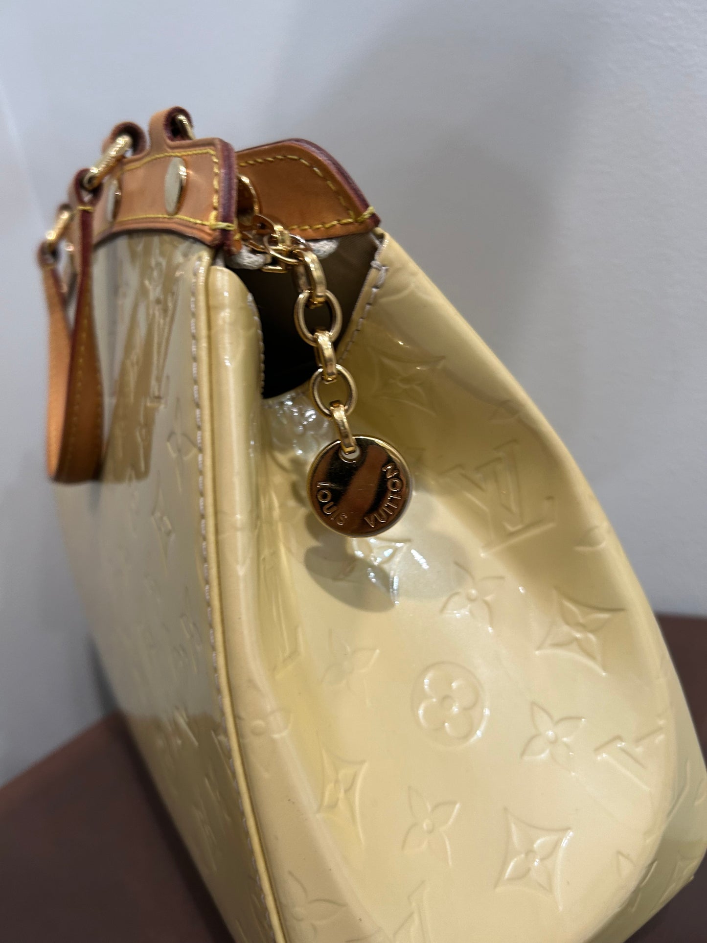 SOLD! 2012 Louis Vuitton Yellow Vernis Brea MM