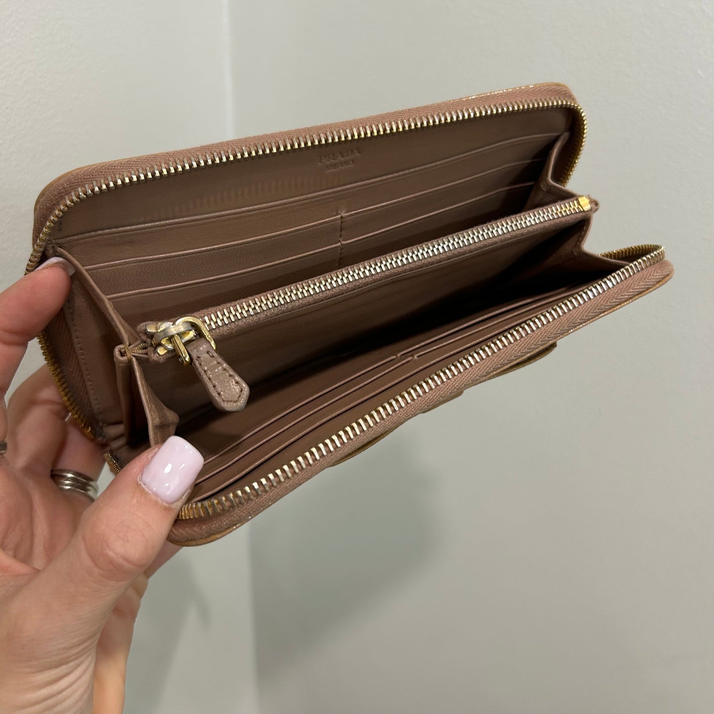 SOLD! Prada Zip Wallet
