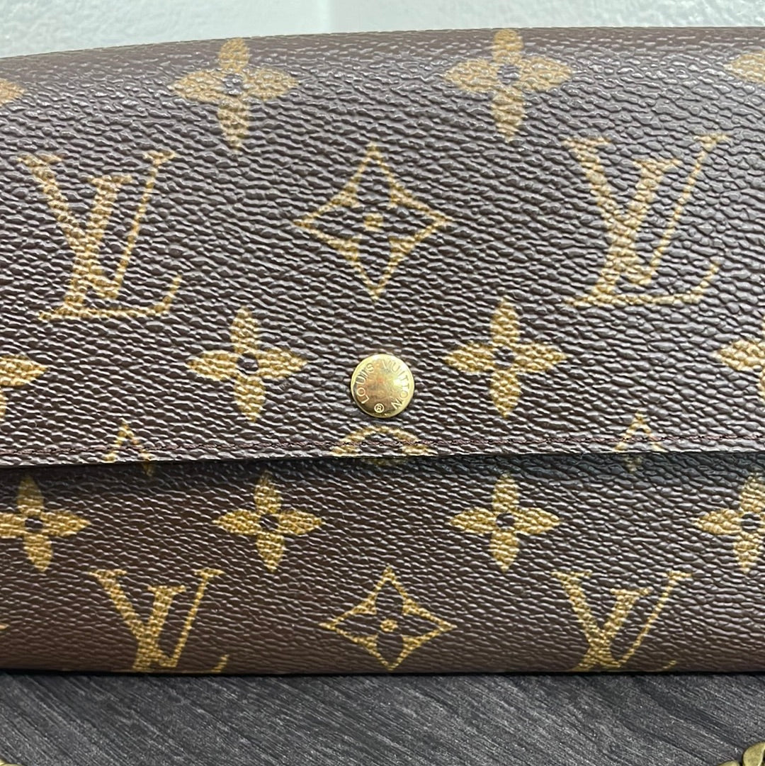 SOLD! Louis Vuitton Monogram Wallet on Chain