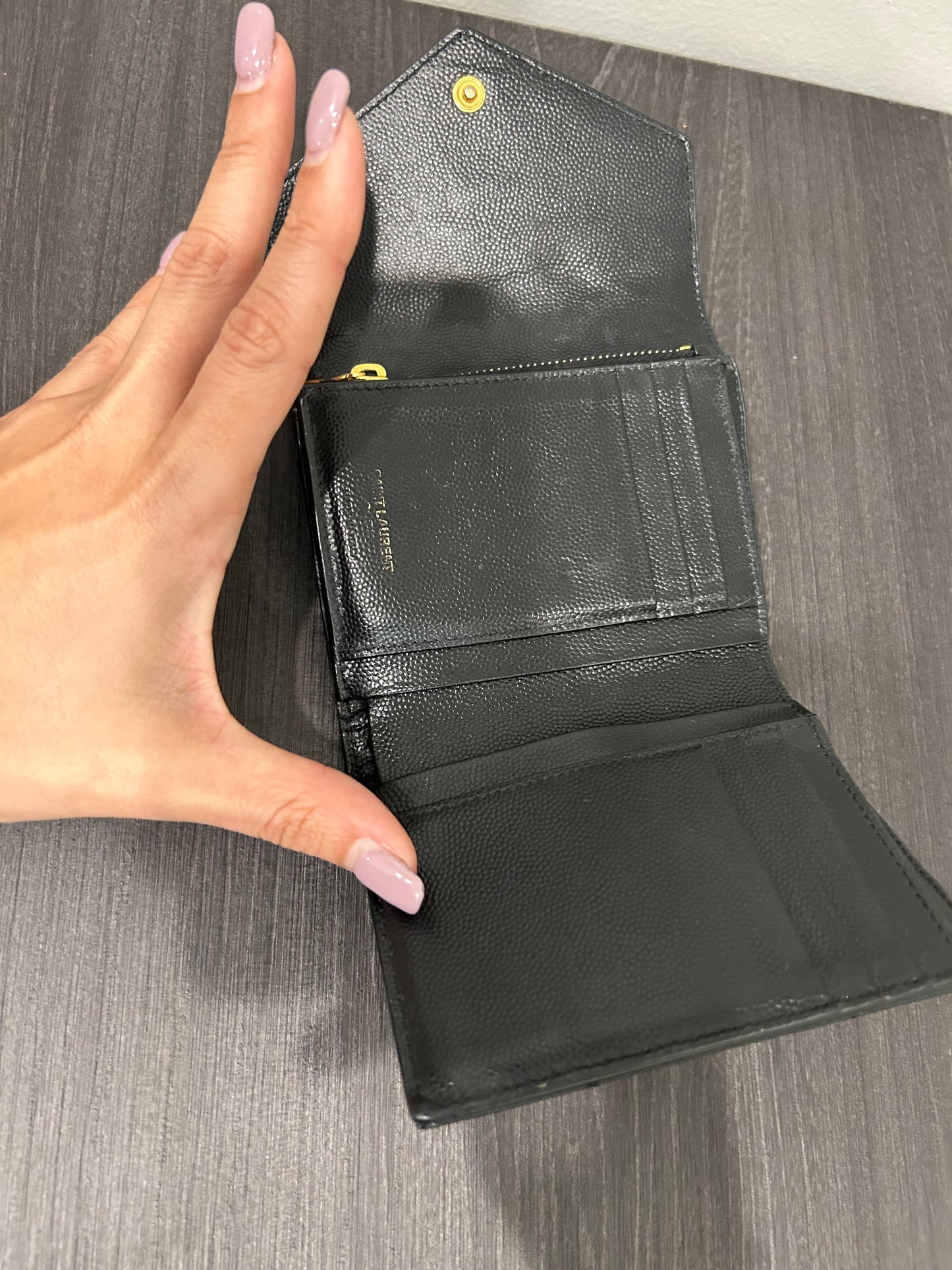 SOLD! Yves Saint Laurent YSL Caviar Wallet