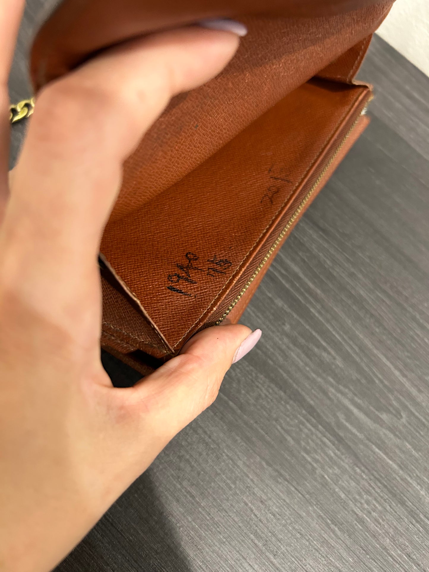 SOLD! Louis Vuitton Monogram Wallet on Chain