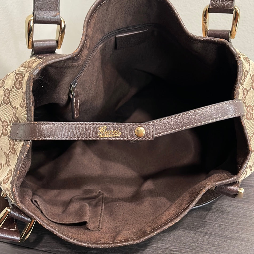 SOLD! Gucci GG Canvas Tote