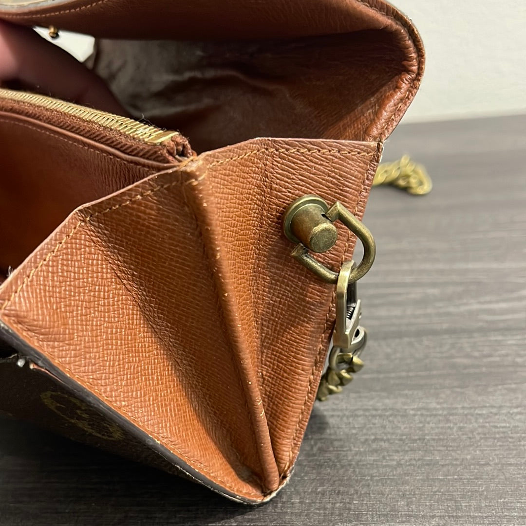 SOLD! Louis Vuitton Monogram Wallet on Chain
