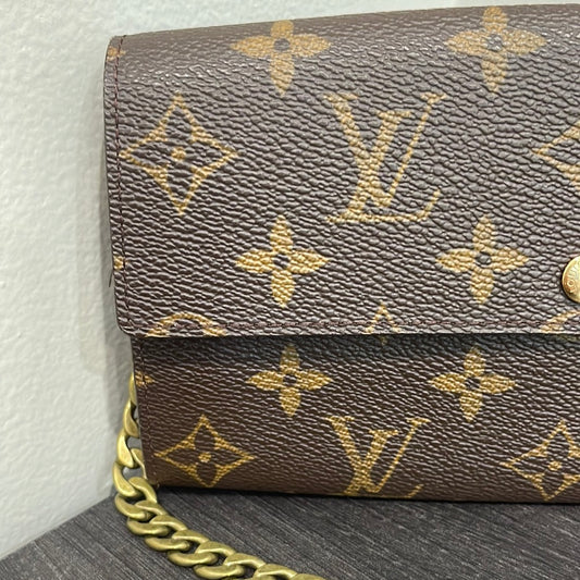 SOLD! Louis Vuitton Monogram Wallet on Chain
