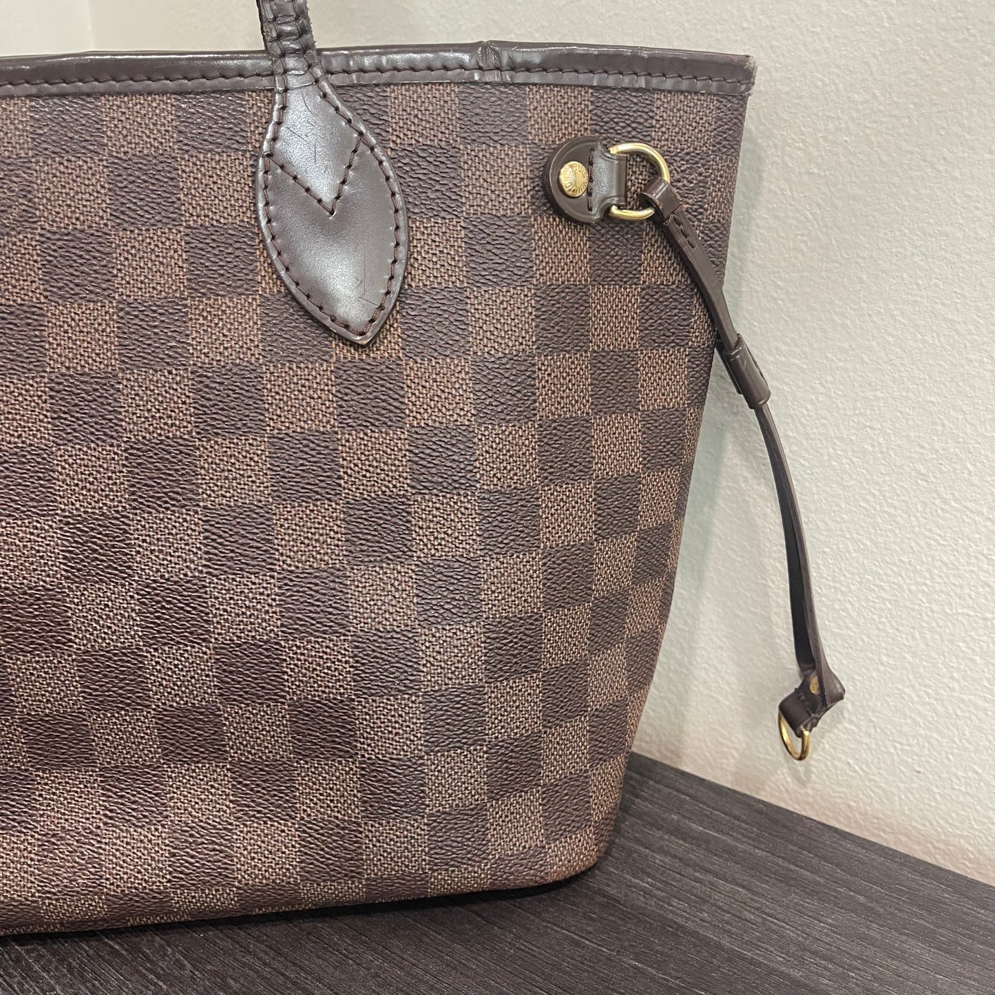 SOLD! Louis Vuitton Damier Ebene Neverfull PM