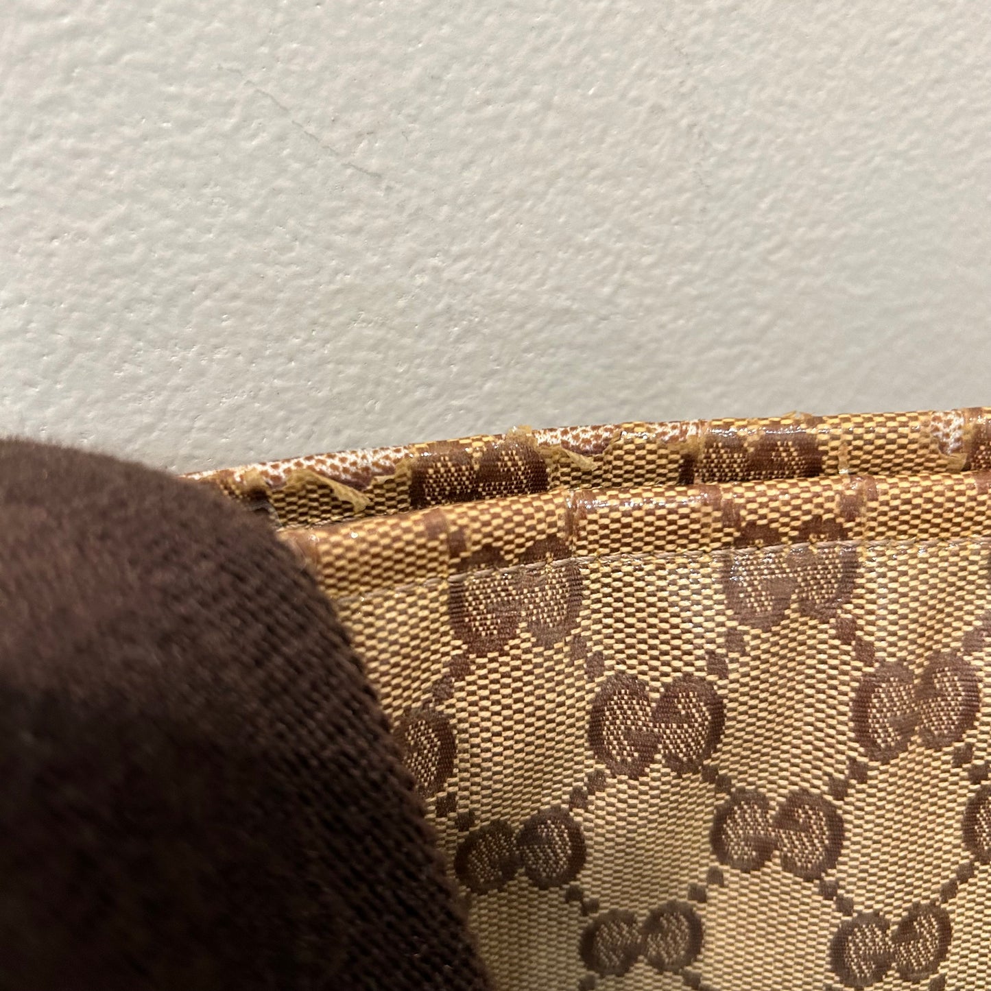 CLEARANCE Gucci Coated Canvas Messenger