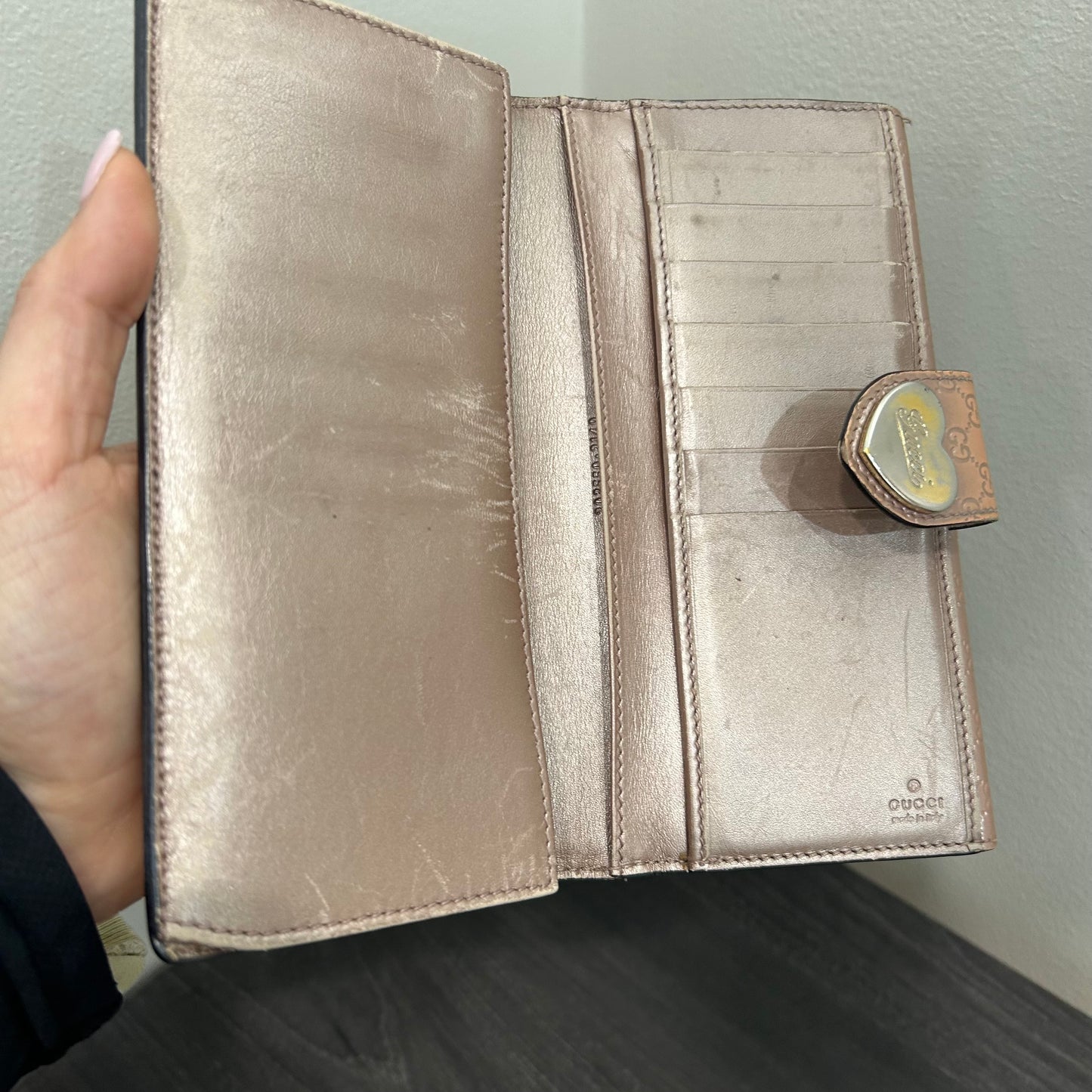 CLEARANCE #183 GUCCI Guccissima Long Wallet