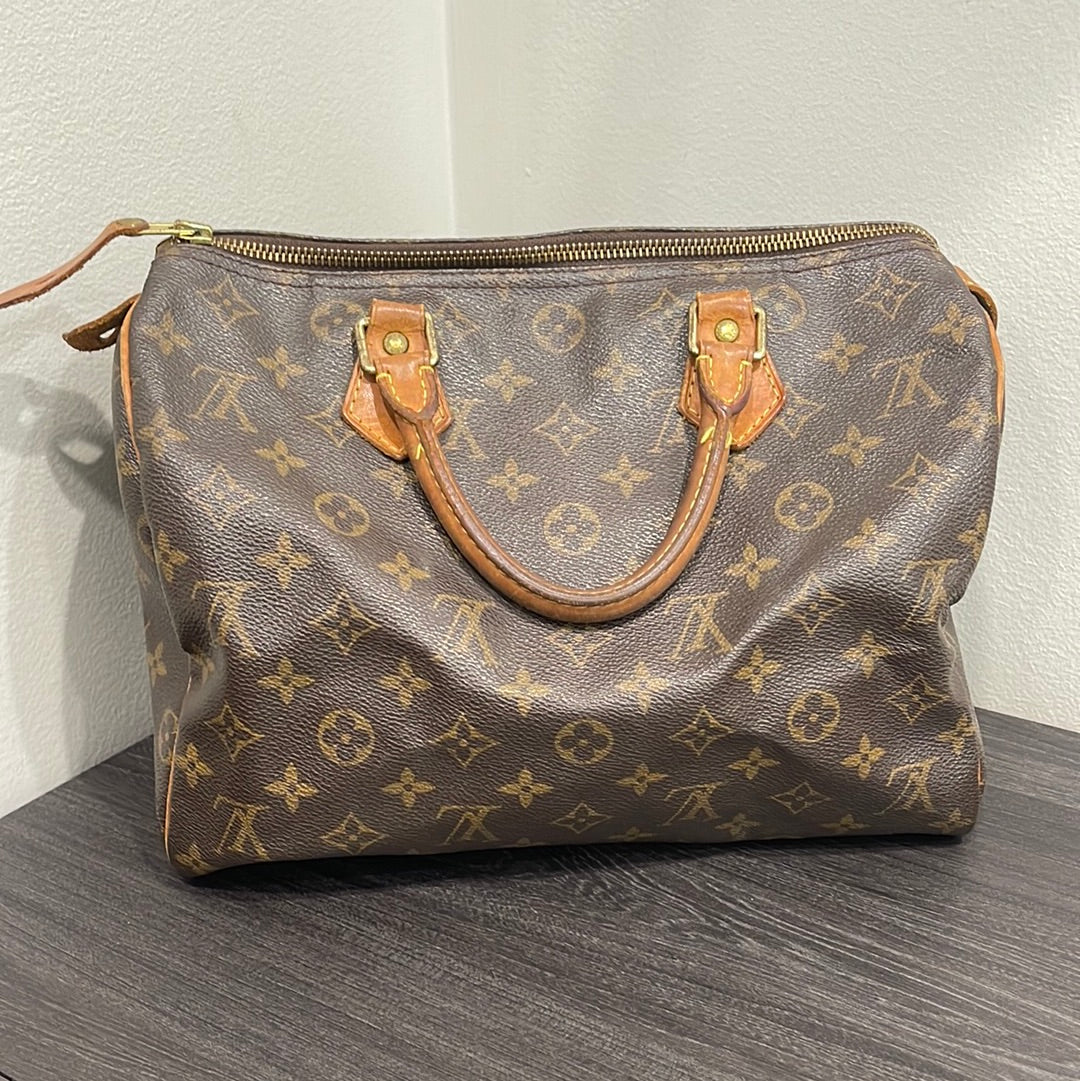 SOLD! Louis Vuitton Monogram Speedy 30