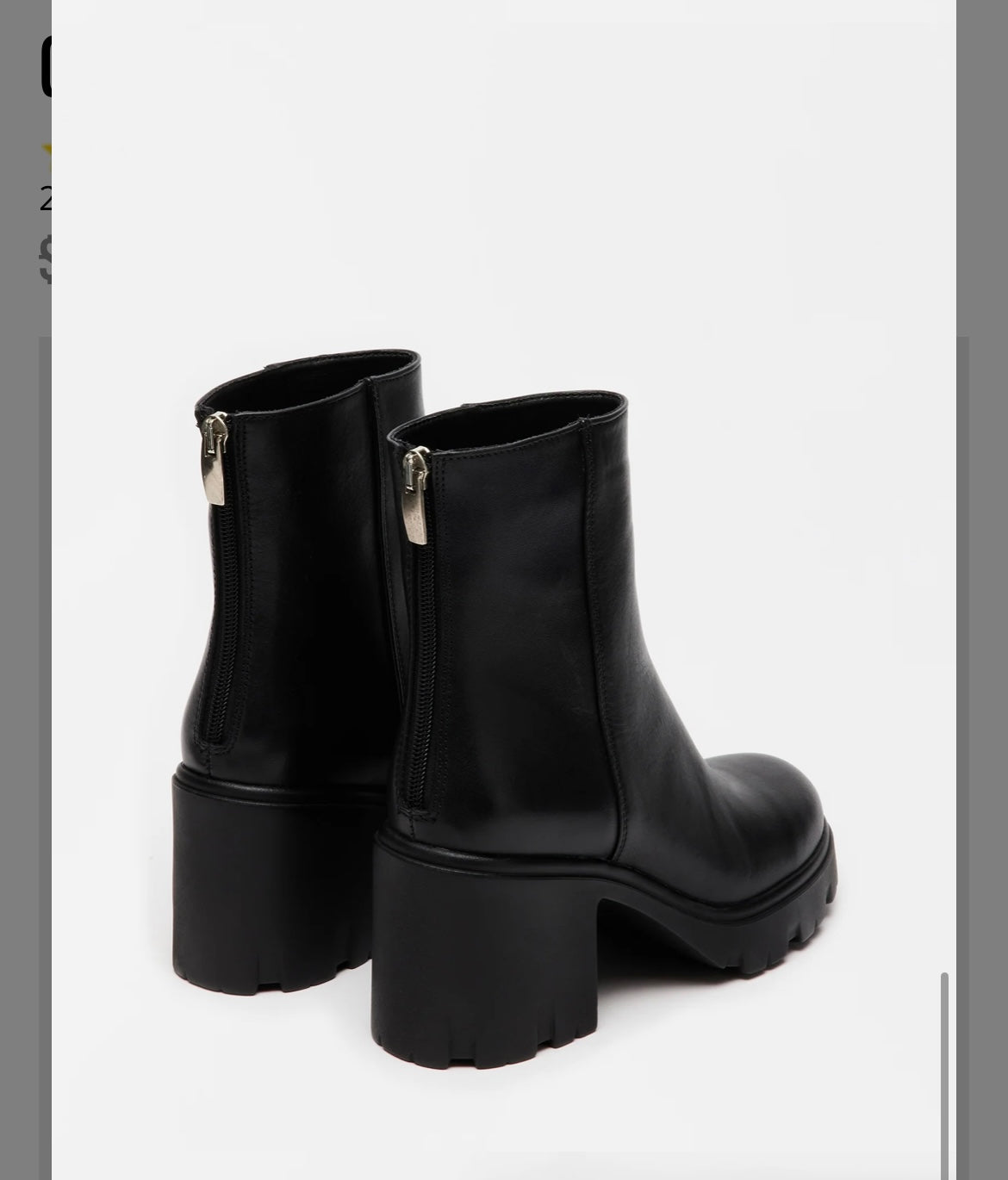 Steve Madden Goucho Leather Boots Size 6 U.S.
