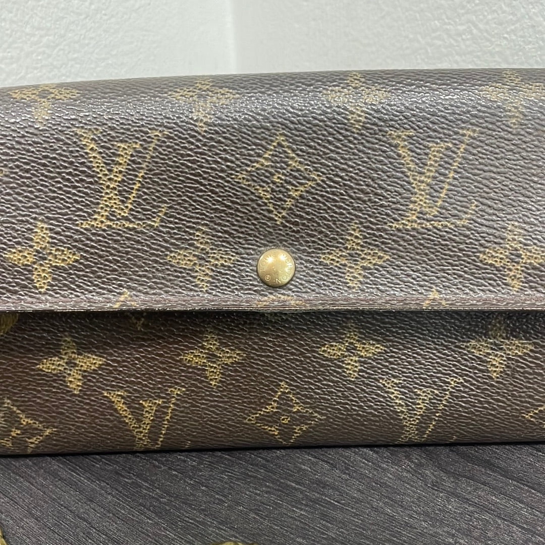 SOLD! Louis Vuitton Monogram Wallet on Chain