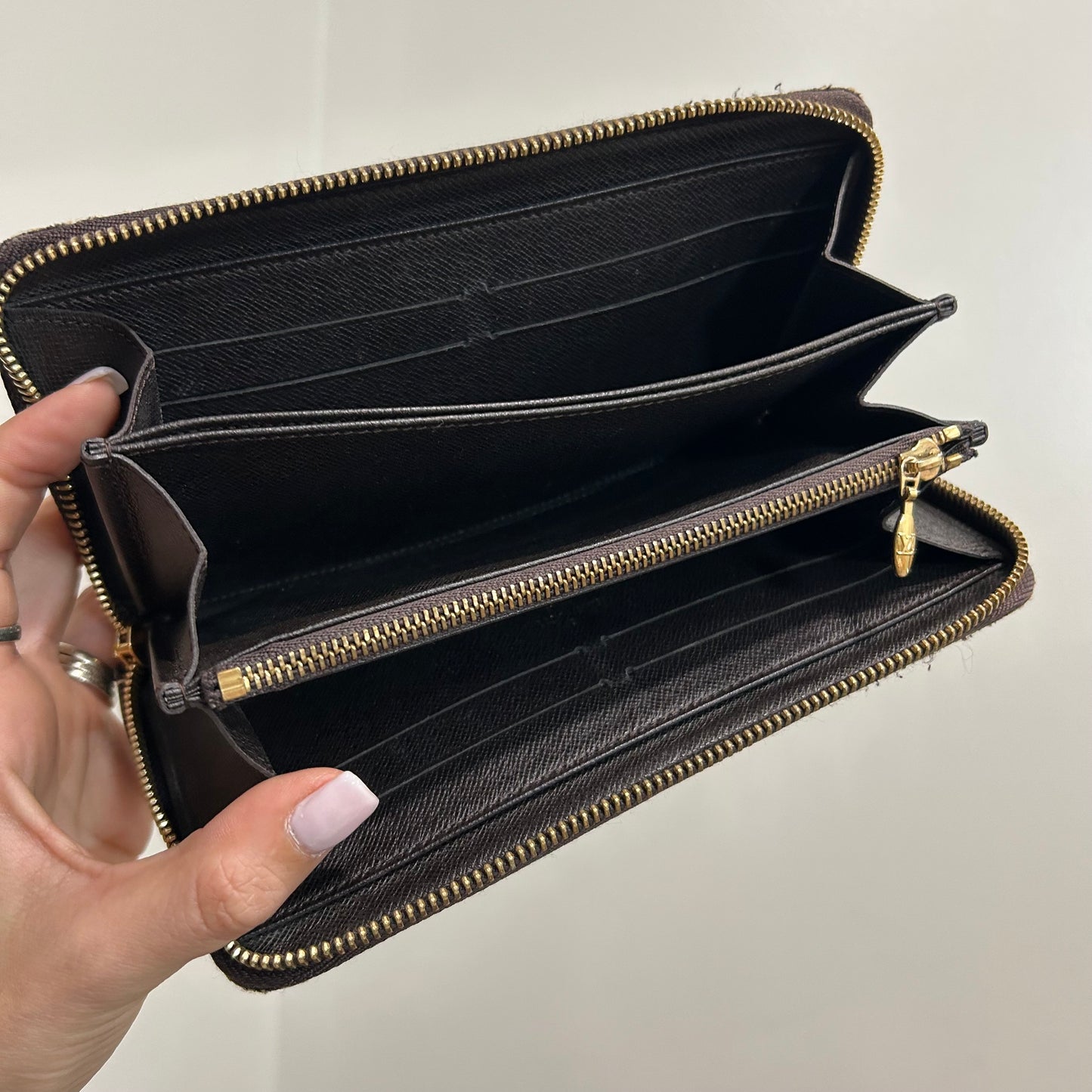 SOLD! Louis Vuitton Mini Lin Zip Wallet