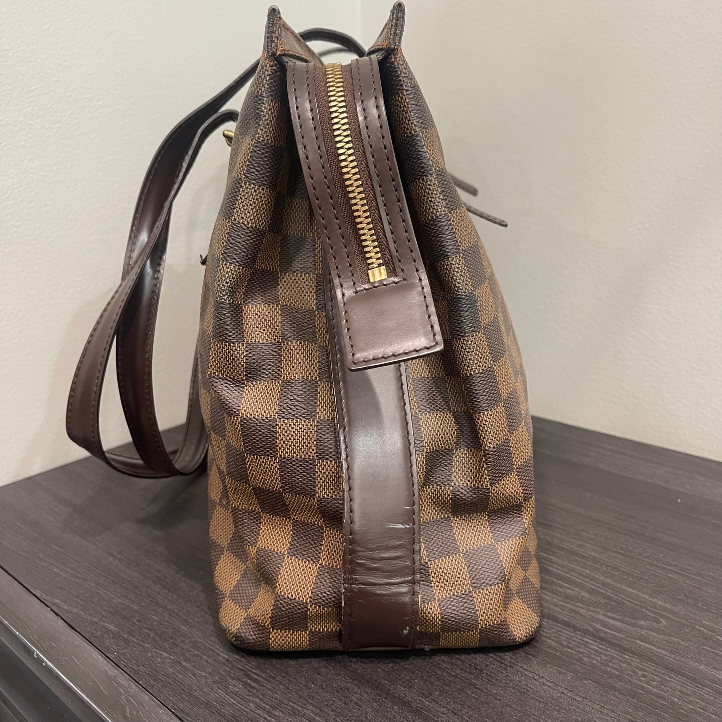 SOLD! Louis Vuitton Damier Ebene Chelsea Tote