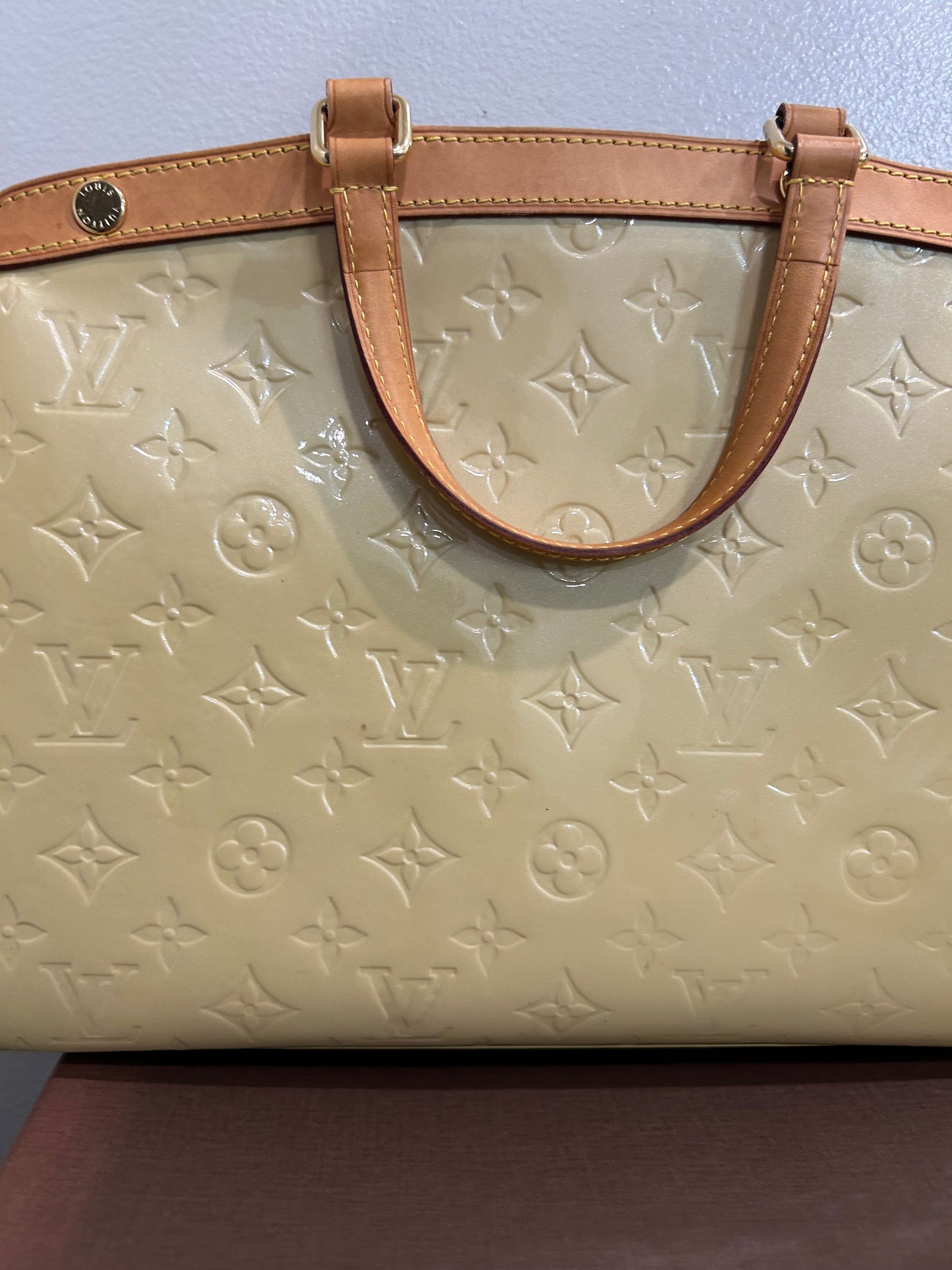 SOLD! 2012 Louis Vuitton Yellow Vernis Brea MM