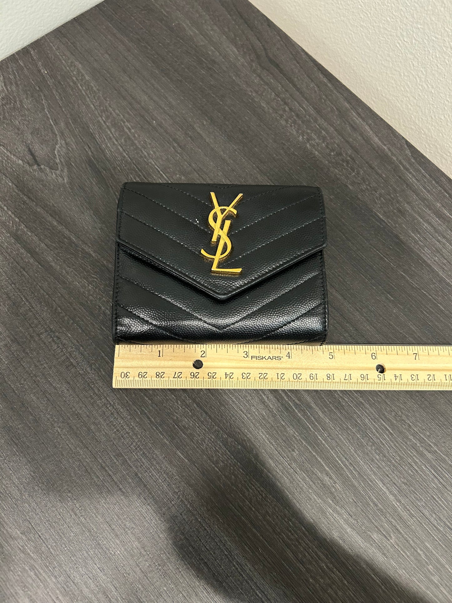 SOLD! Yves Saint Laurent YSL Caviar Wallet