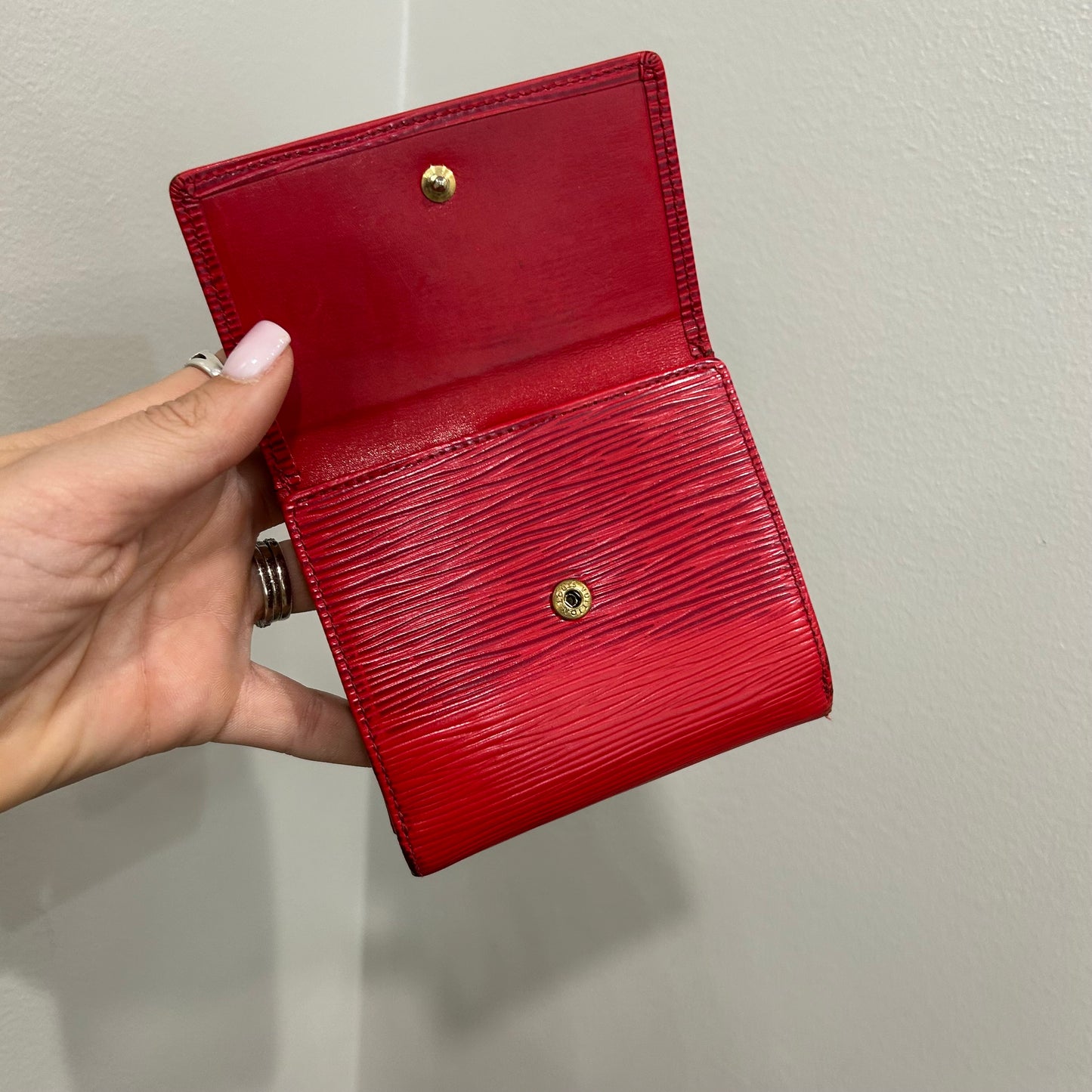 SOLD! Louis Vuitton Epi Wallet