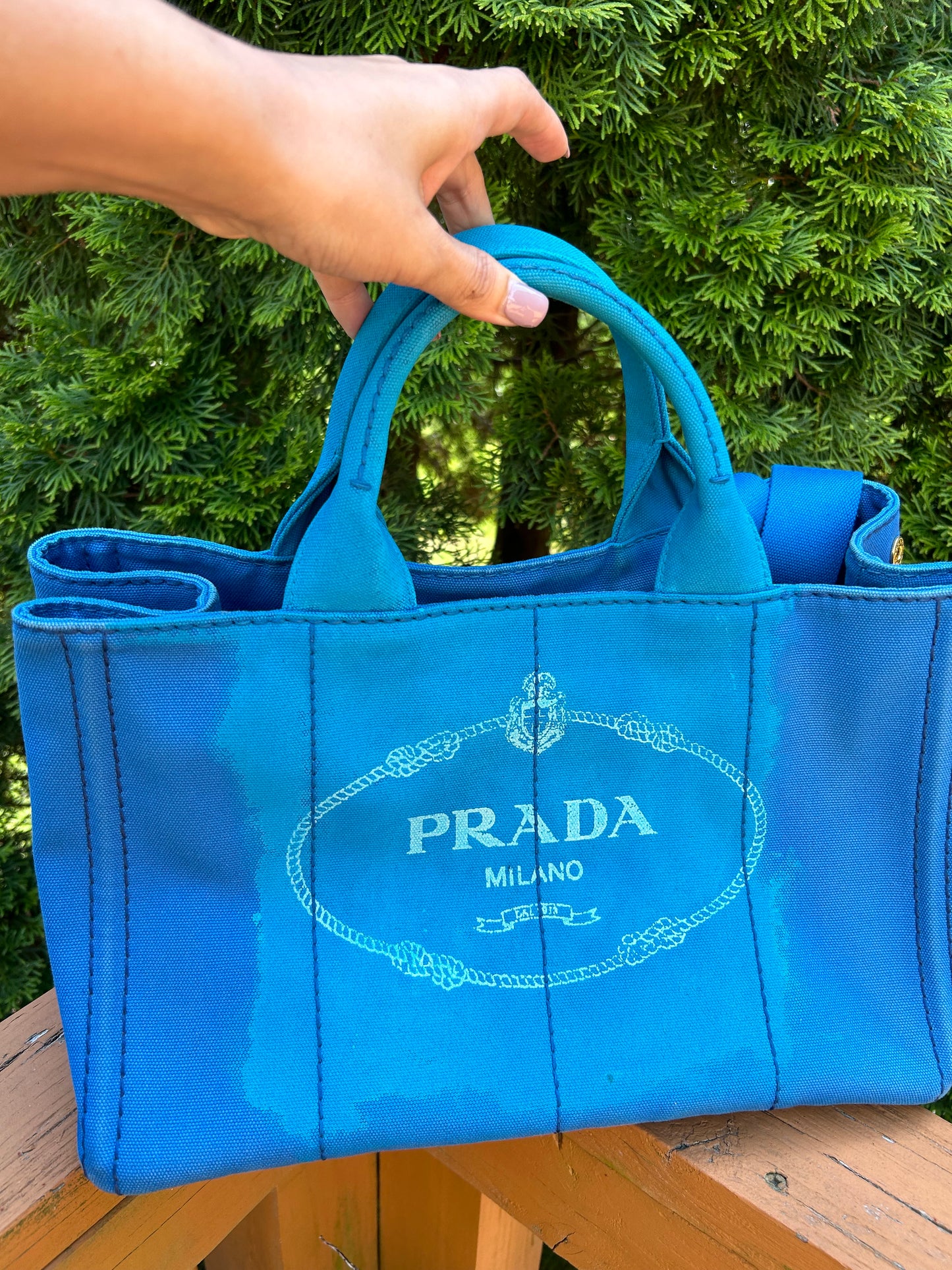 SOLD! Project Bags - LV Neverfull PM, Gucci Tote & Prada Canapa Bag