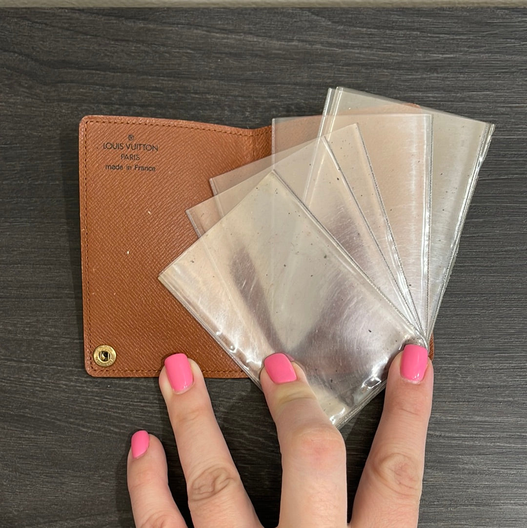 SOLD! Gucci Leather Wallet and Louis Vuitton Card Holder