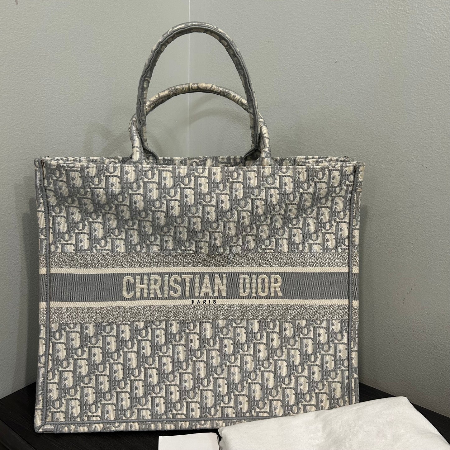 CLEARANCE #110 CHRISTIAN DIOR Large Book Tote w/ Dust Bag