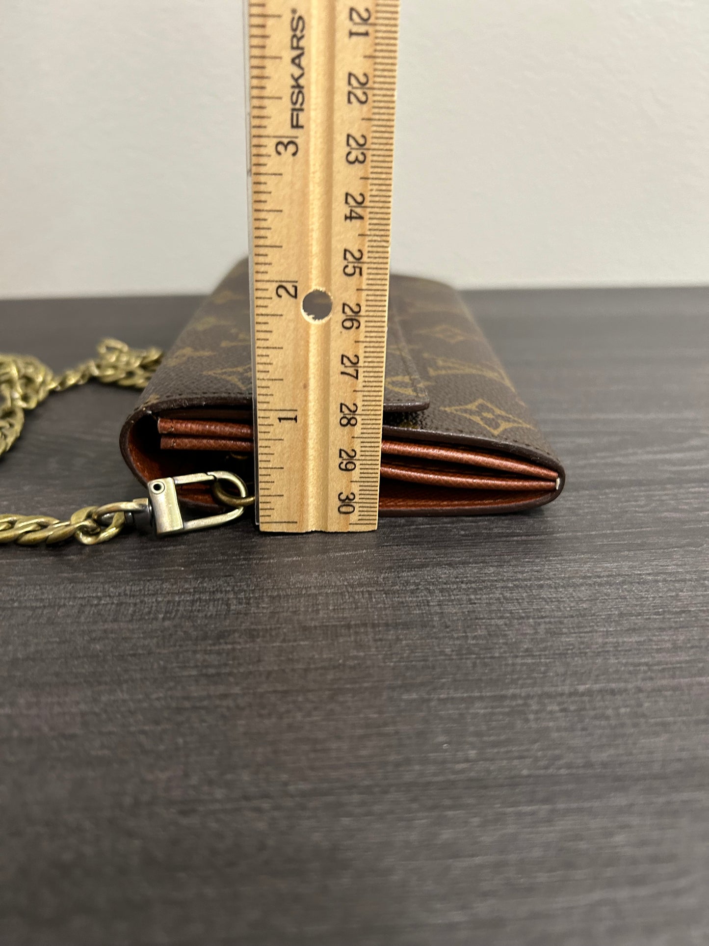 SOLD! Louis Vuitton Monogram Wallet on Chain