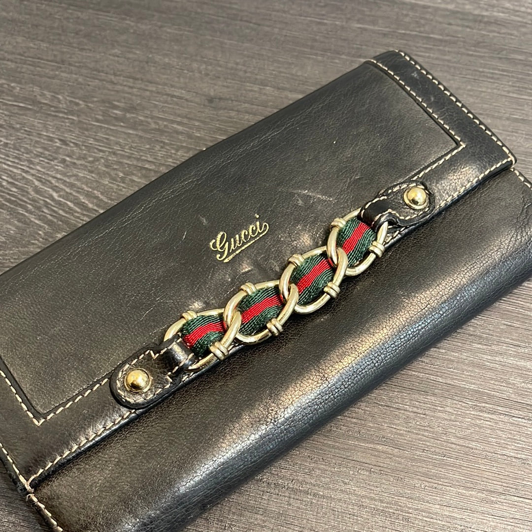 SOLD! Gucci Leather Wallet