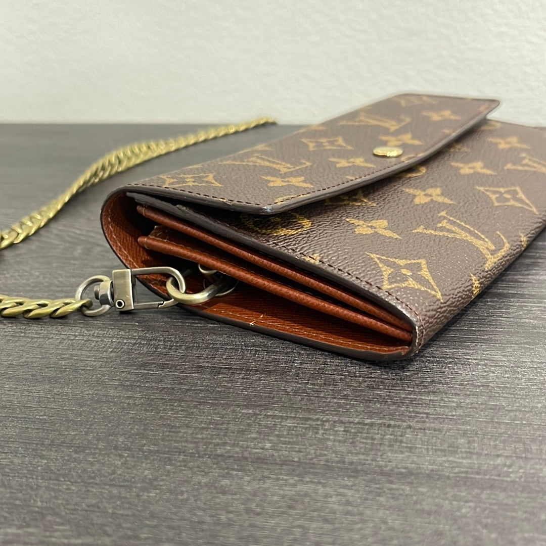 SOLD! Louis Vuitton Monogram Wallet on Chain