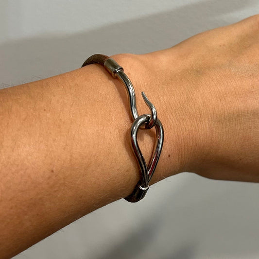 1027 HERMÈS Hook Wrap Bracelet MSRP $435