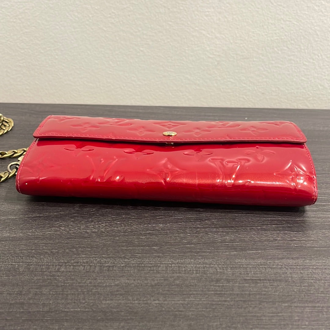 SOLD! Louis Vuitton Vernis Wallet on Chain