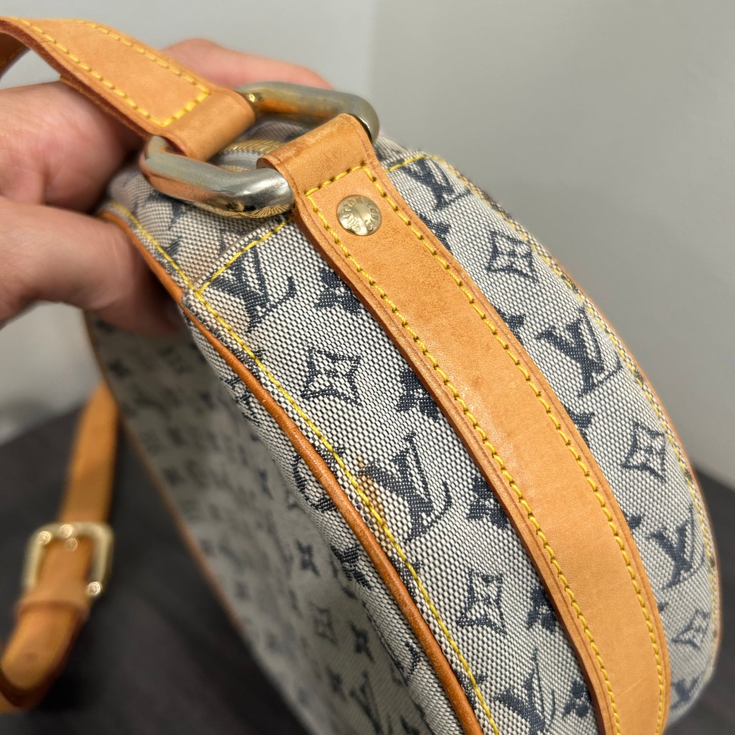#418 LOUIS VUITTON Mini Lin Jeanne PM