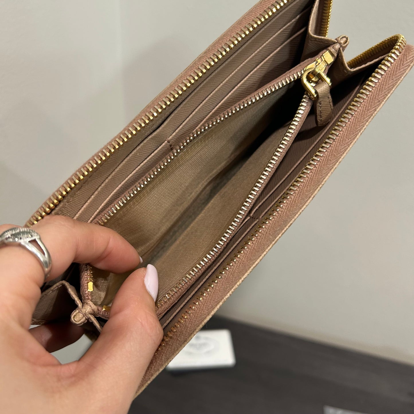 SOLD! Prada Zippy Wallet