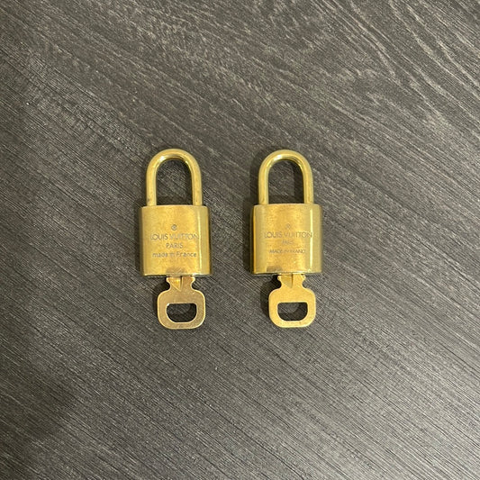 SOLD! Set of 2 Louis Vuitton Lock & Key