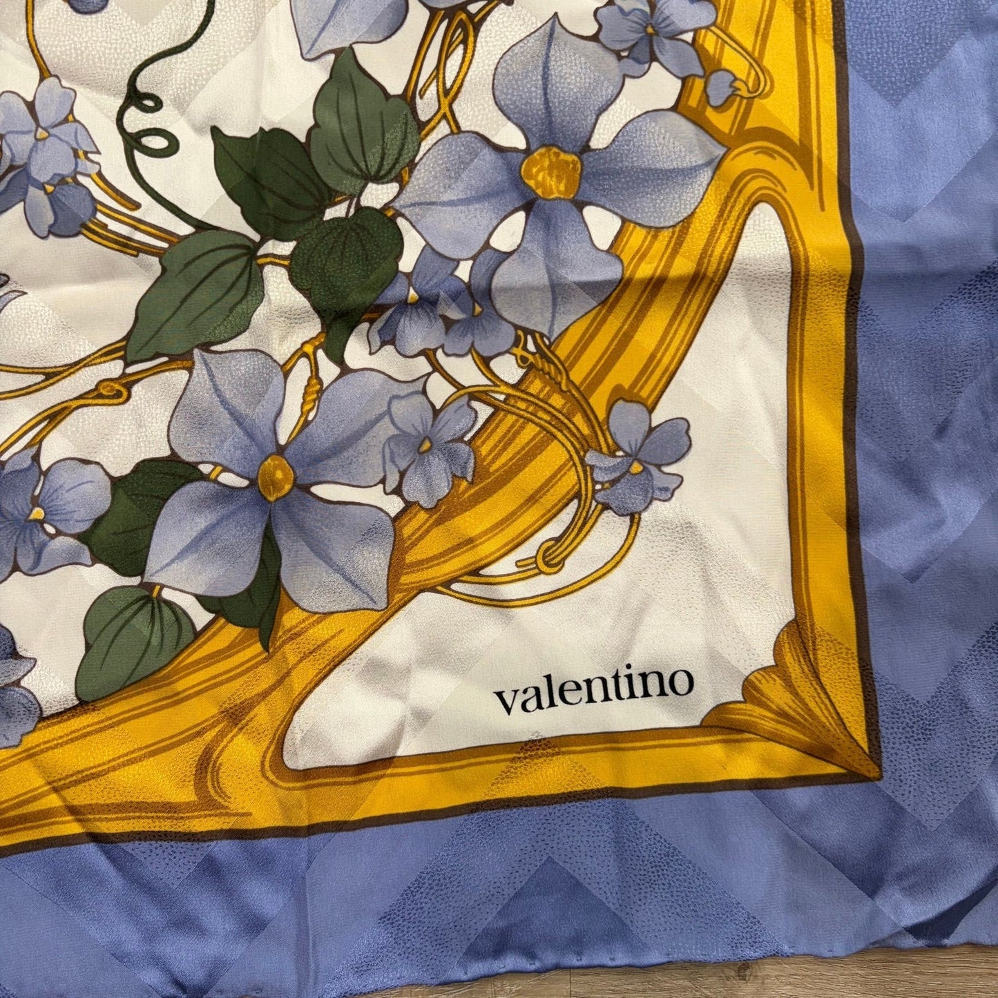 #109 VALENTINO 90cm Silk Scarf