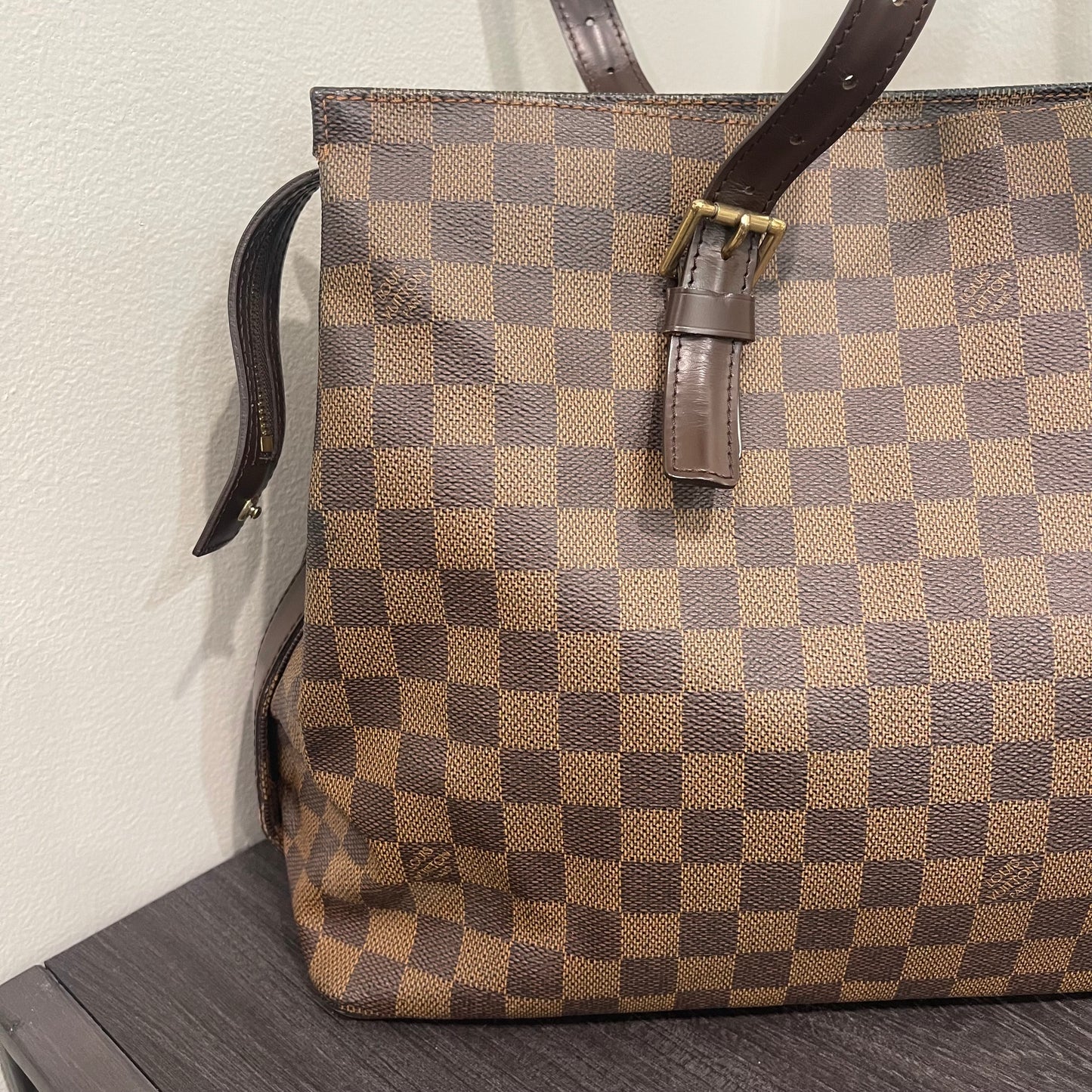 SOLD! Louis Vuitton Damier Ebene Chelsea Tote