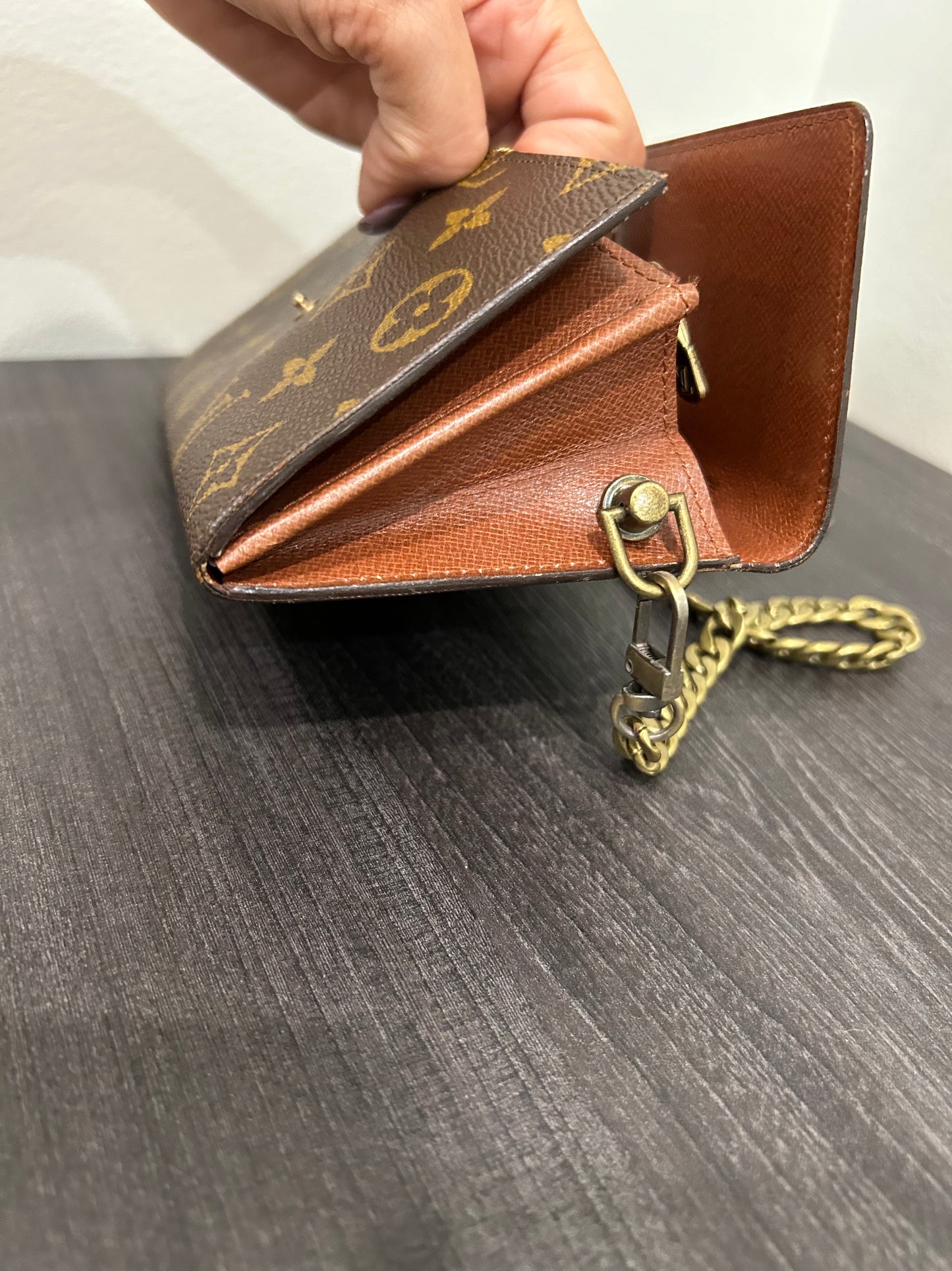 SOLD! Louis Vuitton Monogram Wallet on Chain