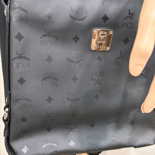 #3208 MCM Unisex Black Messenger Bag