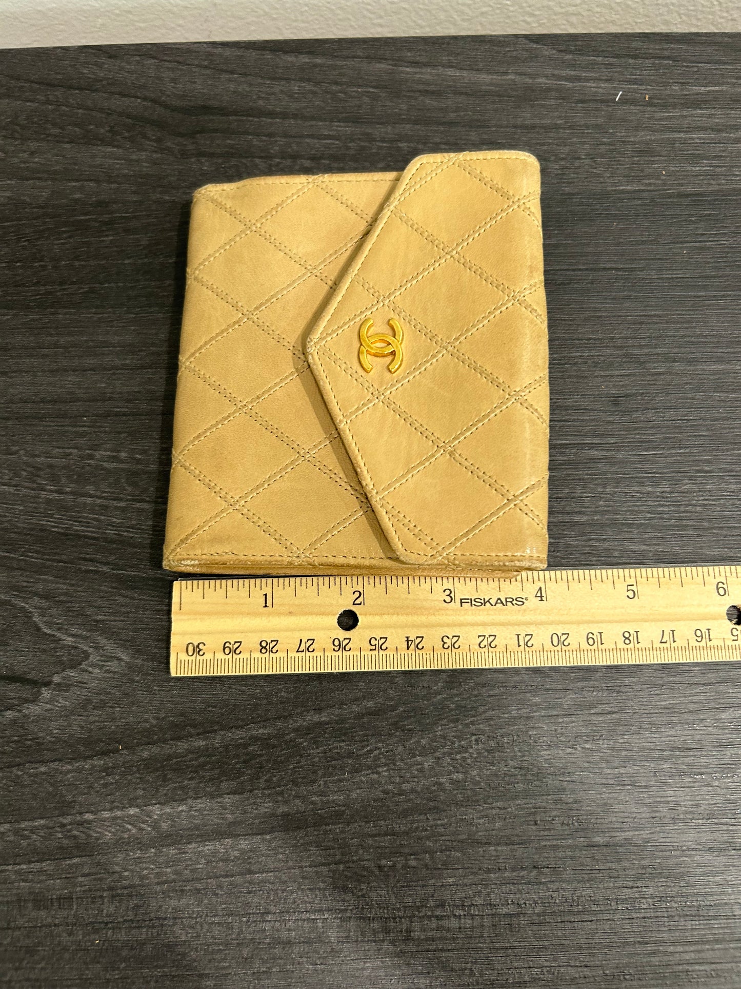 SOLD! CHANEL Beige Wallet