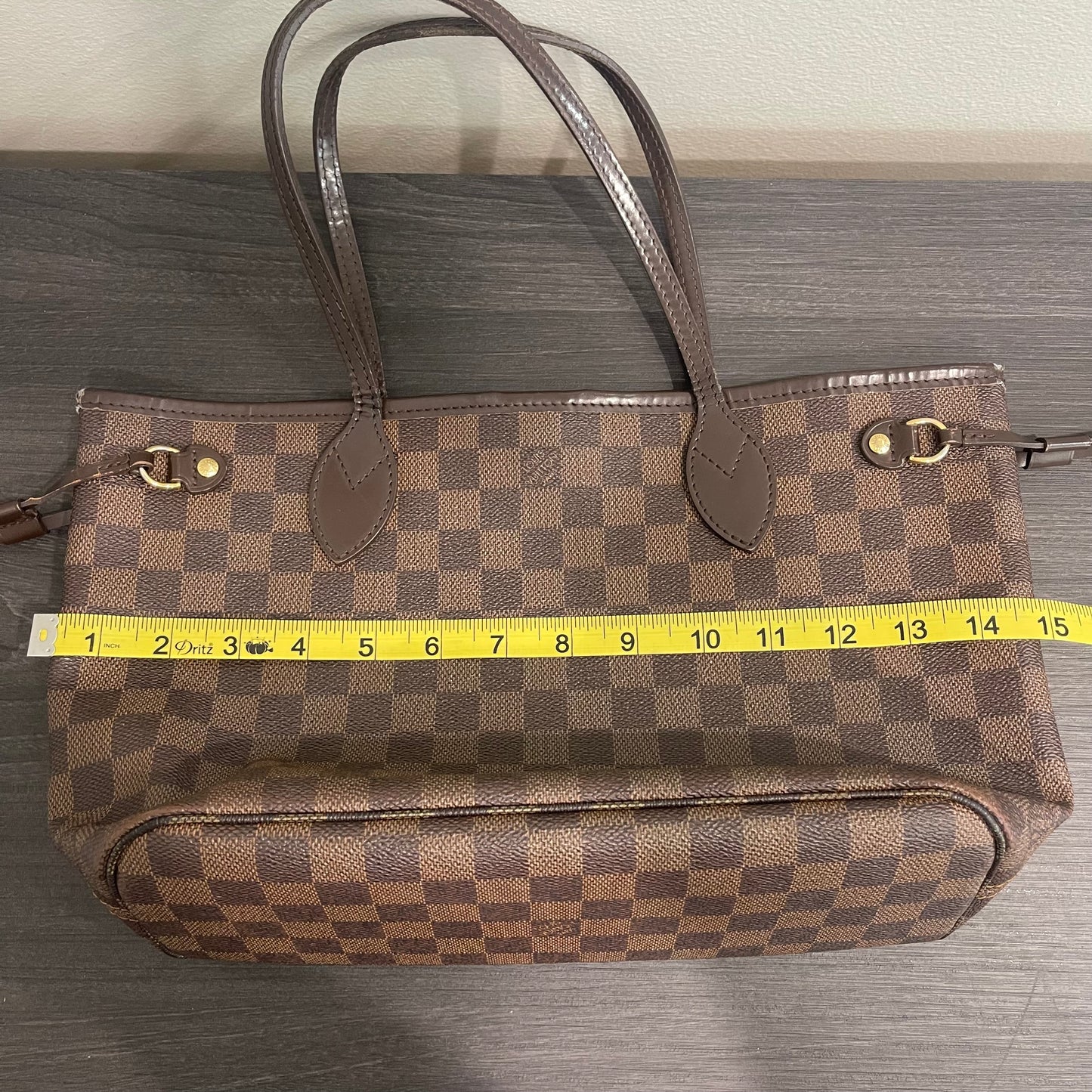 SOLD! Louis Vuitton Damier Ebene Neverfull PM