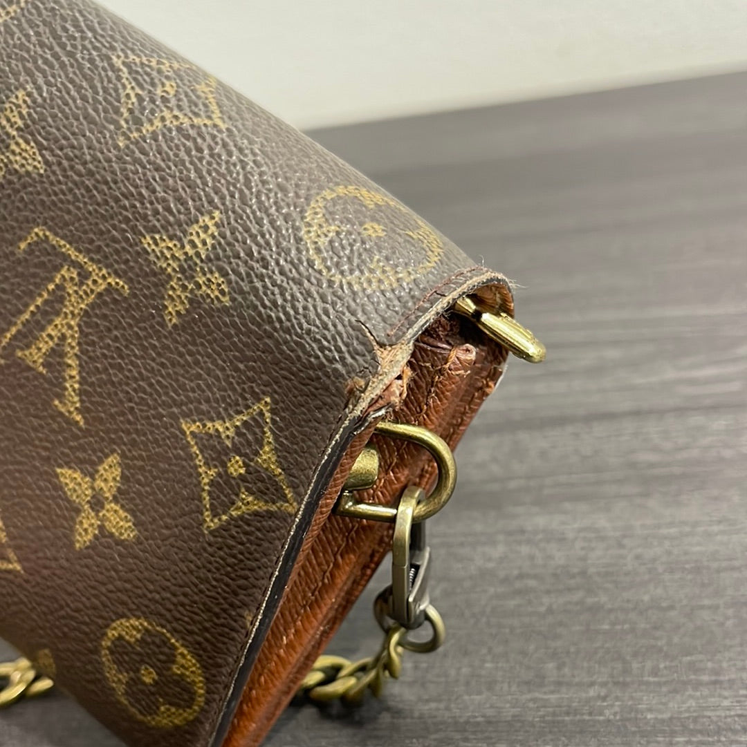 SOLD! Louis Vuitton Monogram Wallet on Chain