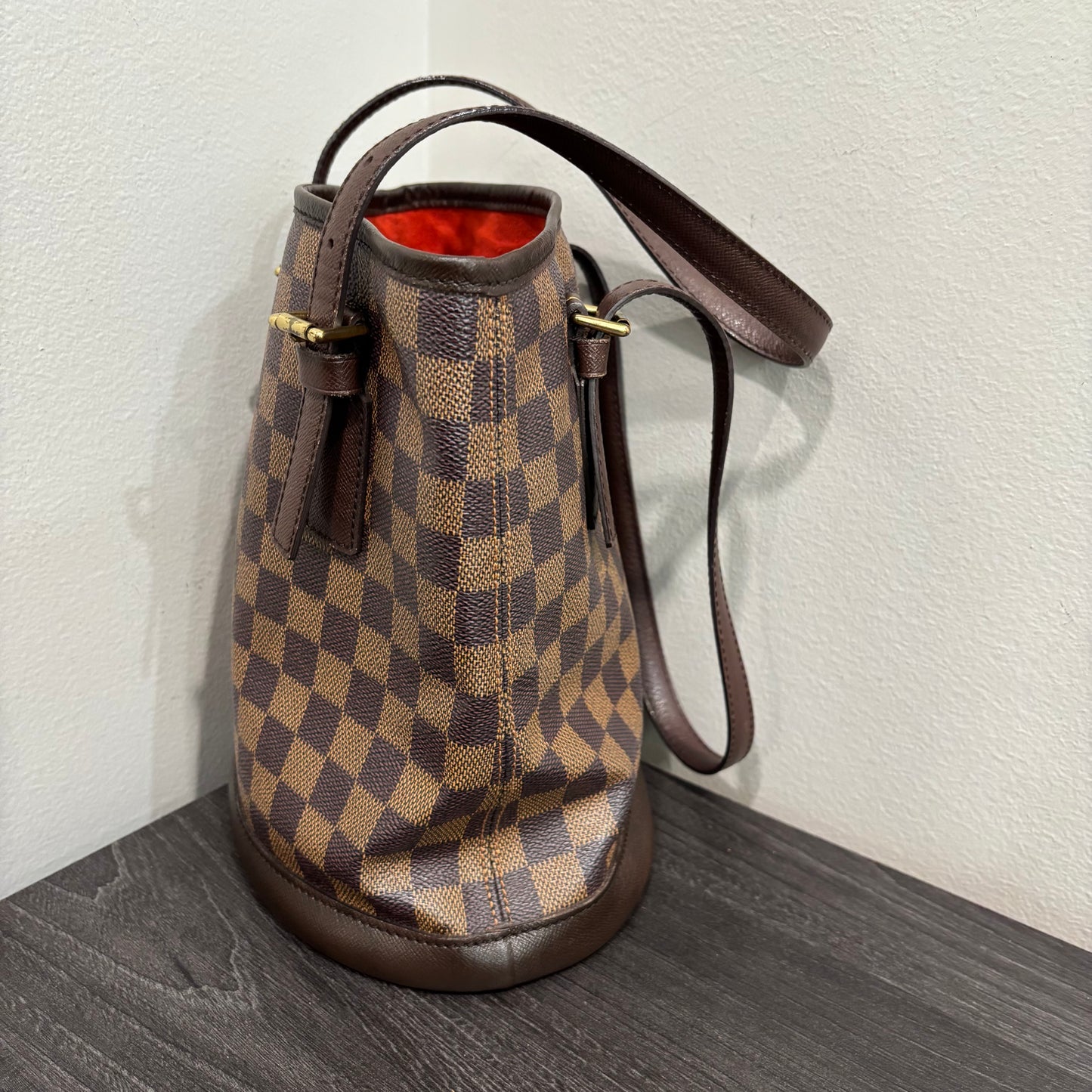 #342 LOUIS VUITTON Damier Bucket PM