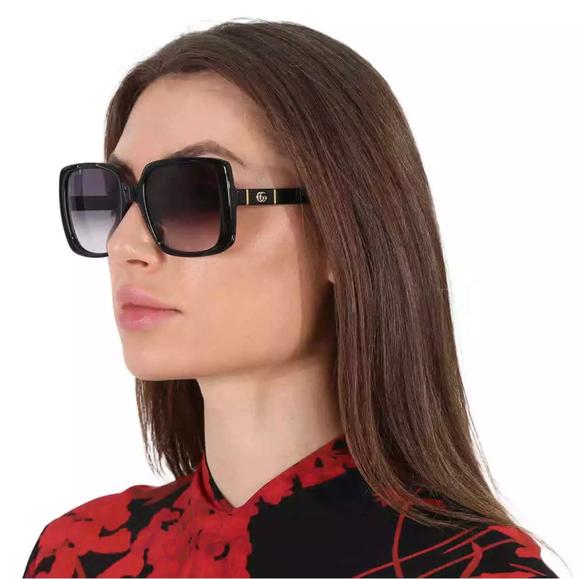 CLEARANCE NEW Gucci Grey Gradient Sunglasses & Case