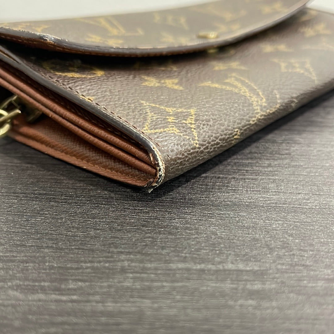 SOLD! Louis Vuitton Monogram Wallet on Chain