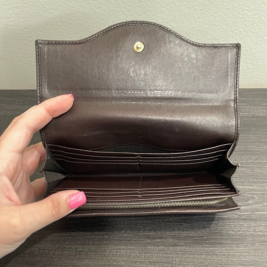 SOLD! Gucci GG Leather Wallet