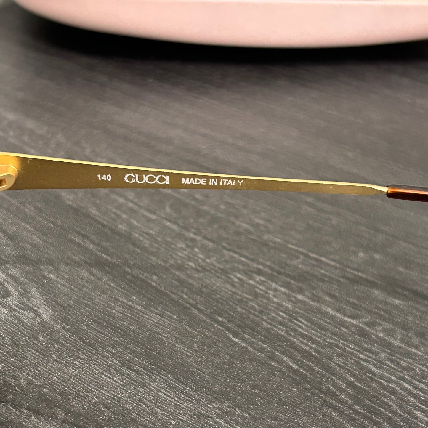 CLEARANCE Gucci Retro Gold Sunglasses