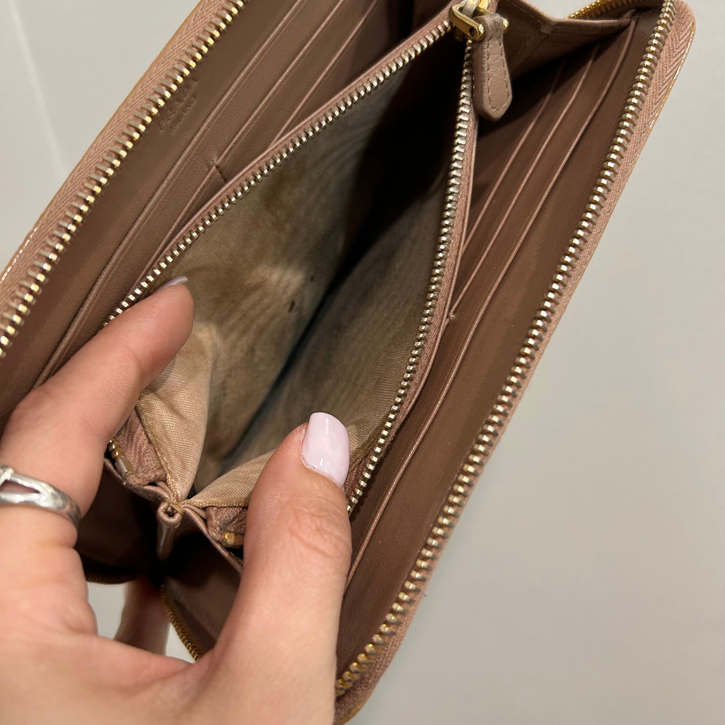 SOLD! Prada Zip Wallet