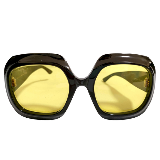 8829 GUCCI Black Oversized Sunglasses