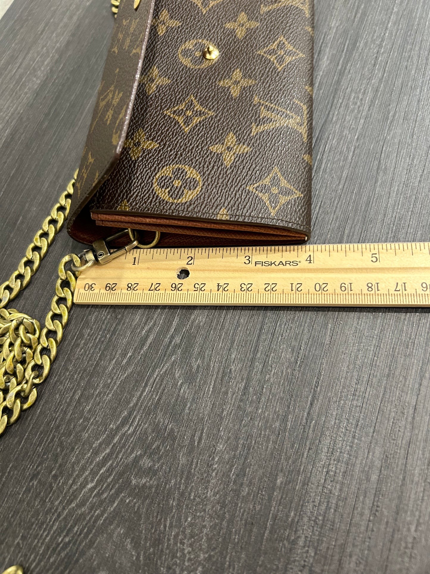 SOLD! Louis Vuitton Monogram Wallet on Chain